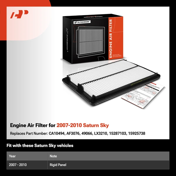 Engine Air Filter for 2007-2010 Saturn Sky