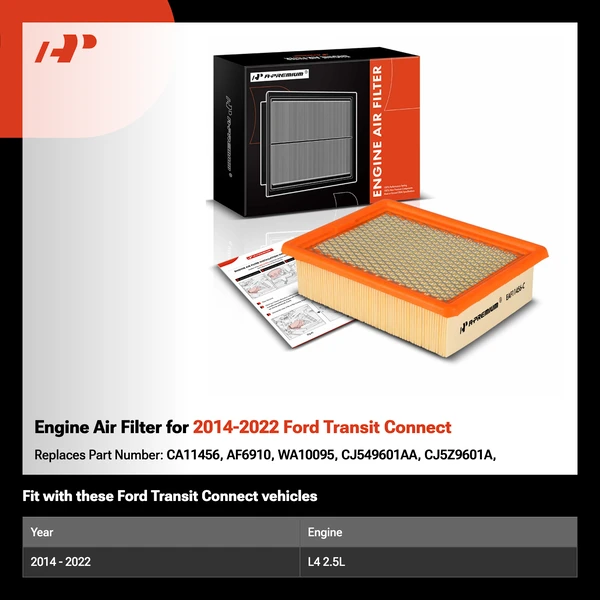 Engine Air Filter for 2014-2022 Ford Transit Connect