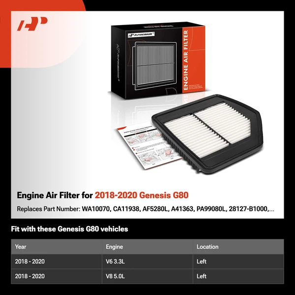 Engine Air Filter for 2018-2020 Genesis G80