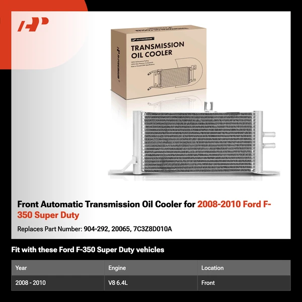 Front Automatic Transmission Oil Cooler for 2008-2010 Ford F-350 Super Duty