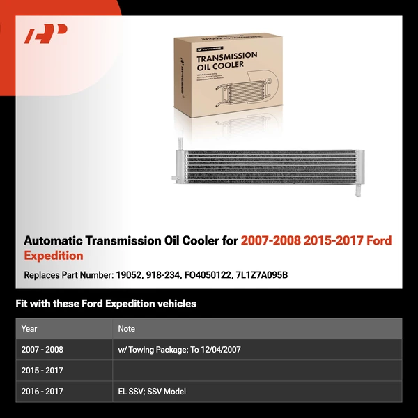 Automatic Transmission Oil Cooler for 2007-2008 2015-2017 Ford Expedition