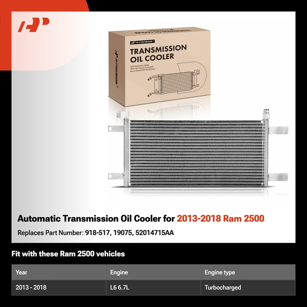 Automatic Transmission Oil Cooler for 2013-2018 Ram 2500