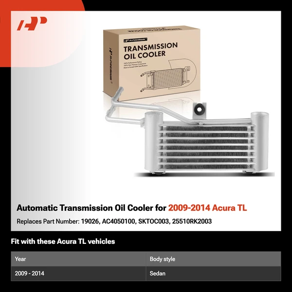 Automatic Transmission Oil Cooler for 2009-2014 Acura TL
