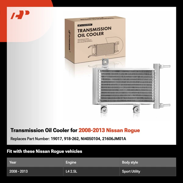 Transmission Oil Cooler for 2008-2013 Nissan Rogue