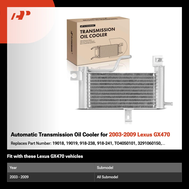 Automatic Transmission Oil Cooler for 2003-2009 Lexus GX470