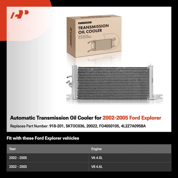 Automatic Transmission Oil Cooler for 2002-2005 Ford Explorer