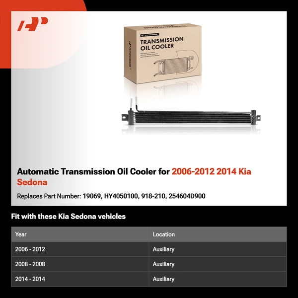 Automatic Transmission Oil Cooler for 2006-2012 2014 Kia Sedona
