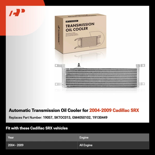 Automatic Transmission Oil Cooler for 2004-2009 Cadillac SRX