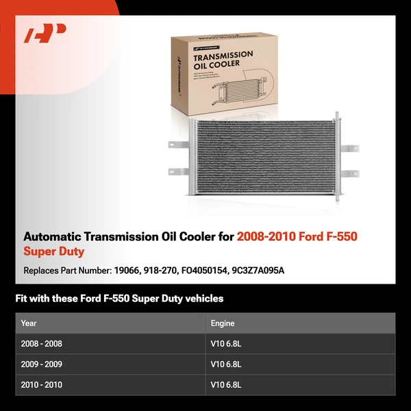 Automatic Transmission Oil Cooler for 2008-2010 Ford F-550 Super Duty
