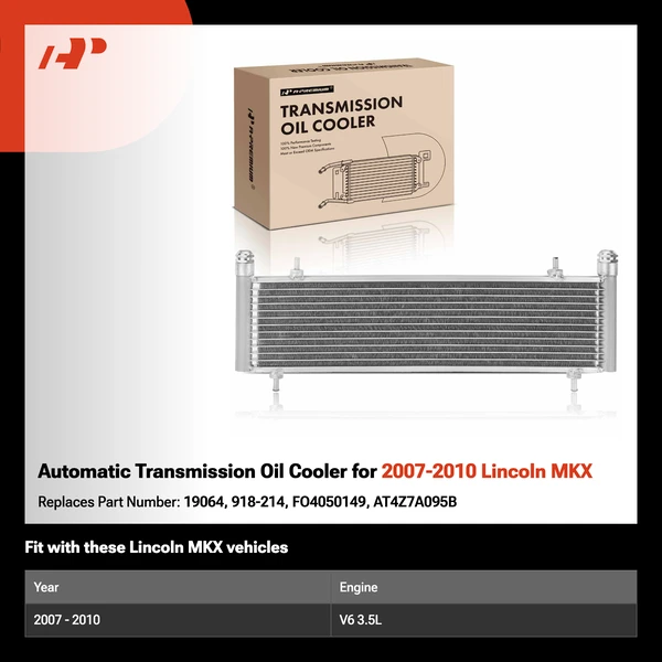 Automatic Transmission Oil Cooler for 2007-2010 Lincoln MKX