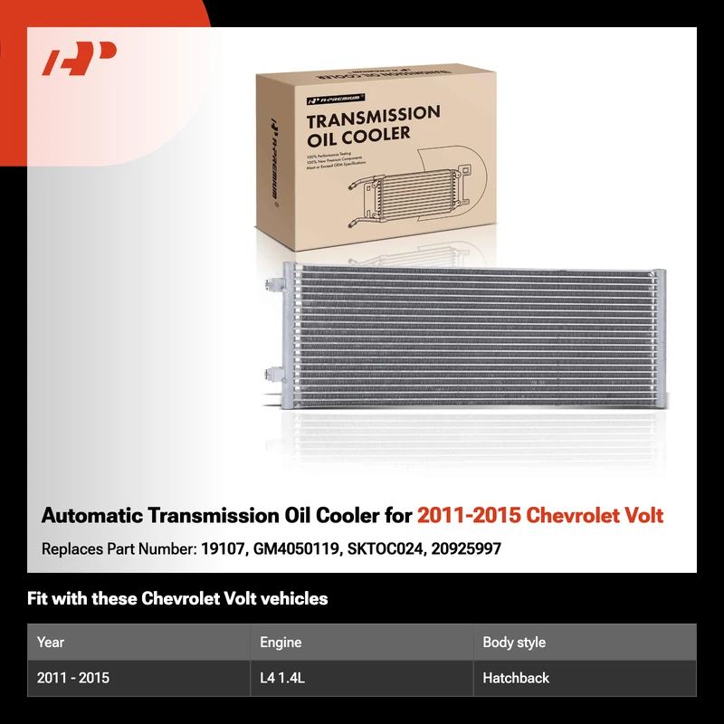 Automatic Transmission Oil Cooler for 2011-2015 Chevrolet Volt