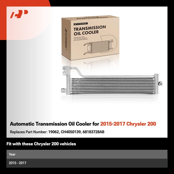 Automatic Transmission Oil Cooler for 2015-2017 Chrysler 200