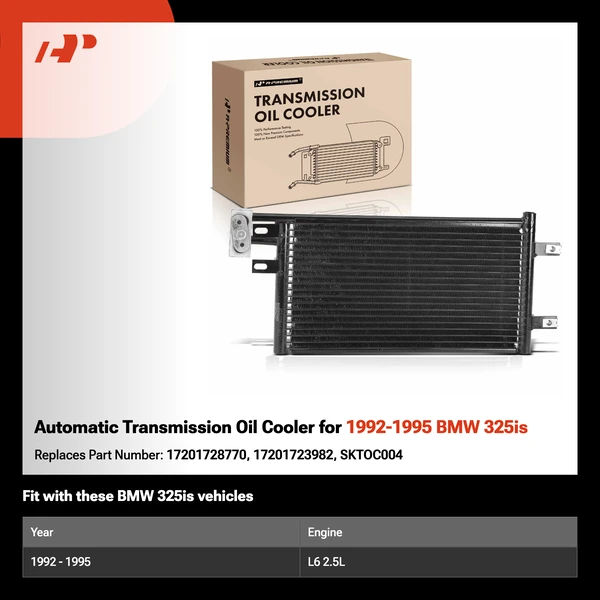 Automatic Transmission Oil Cooler for 1992-1995 BMW 325is