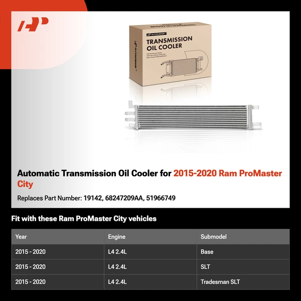 Automatic Transmission Oil Cooler for 2015-2020 Ram ProMaster City