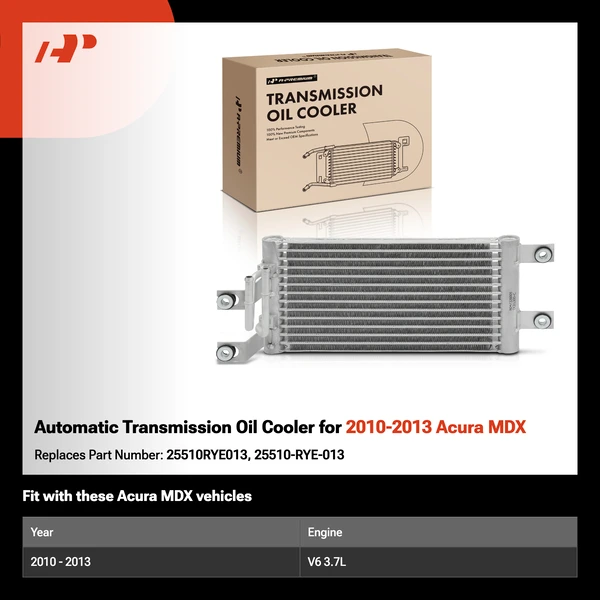 Automatic Transmission Oil Cooler for 2010-2013 Acura MDX
