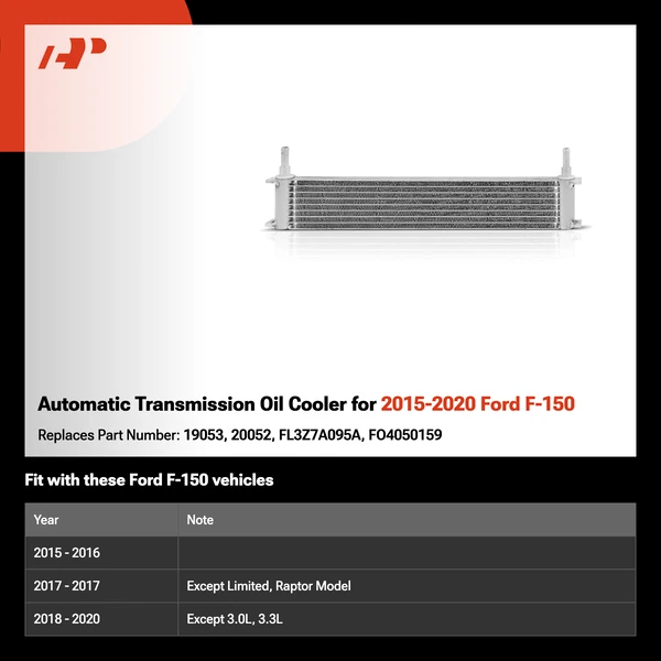 Automatic Transmission Oil Cooler for 2015-2020 Ford F-150