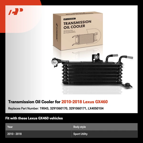 Transmission Oil Cooler for 2010-2018 Lexus GX460