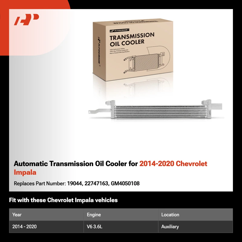 Automatic Transmission Oil Cooler for 2014-2020 Chevrolet Impala