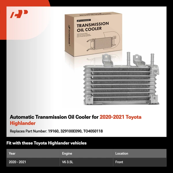 Automatic Transmission Oil Cooler for 2020-2021 Toyota Highlander