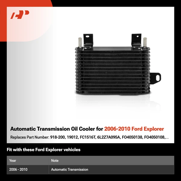 Automatic Transmission Oil Cooler for 2006-2010 Ford Explorer