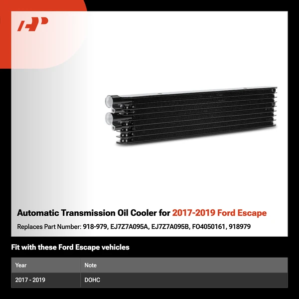 Automatic Transmission Oil Cooler for 2017-2019 Ford Escape