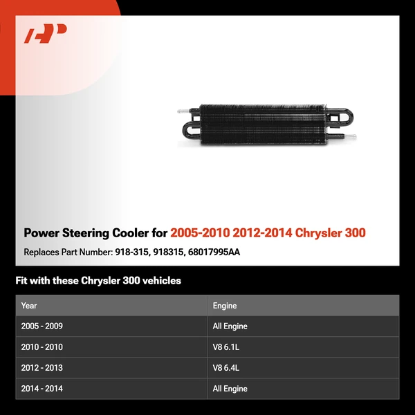 Power Steering Cooler for 2005-2010 2012-2014 Chrysler 300