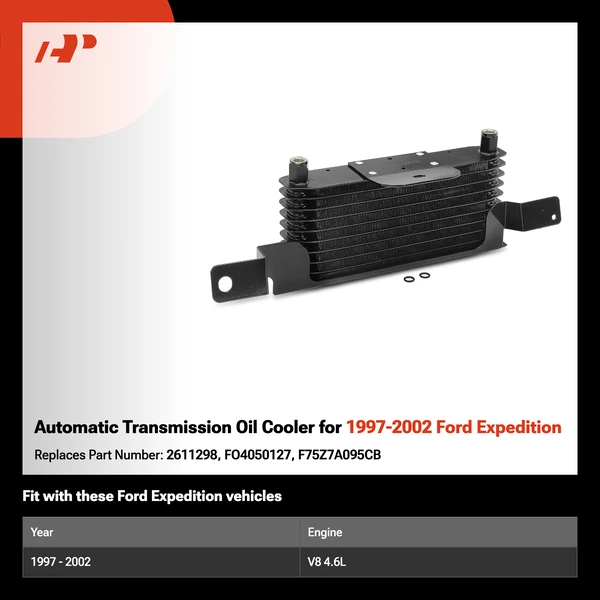 Automatic Transmission Oil Cooler for 1997-2002 Ford Expedition
