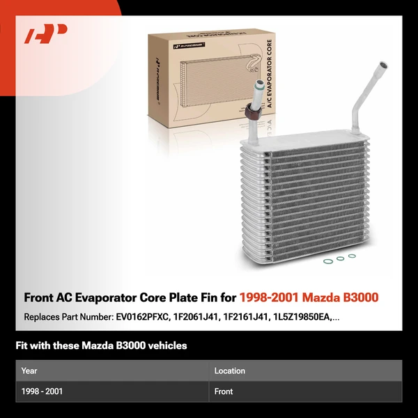 Front AC Evaporator Core Plate Fin for 1998-2001 Mazda B3000