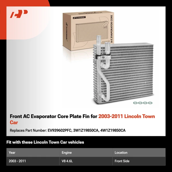 Front AC Evaporator Core Plate Fin for 2003-2011 Lincoln Town Car