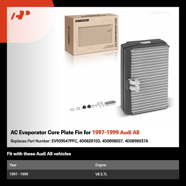 AC Evaporator Core Plate Fin for 1997-1999 Audi A8