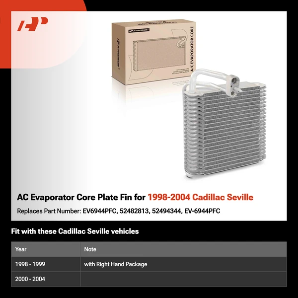 AC Evaporator Core Plate Fin for 1998-2004 Cadillac Seville