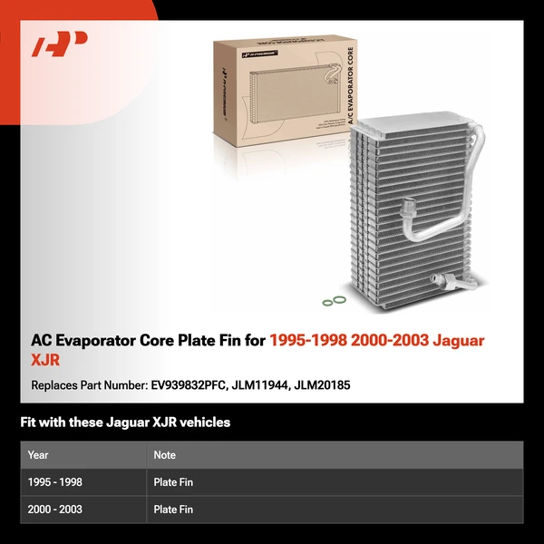 AC Evaporator Core Plate Fin for 1995-1998 2000-2003 Jaguar XJR