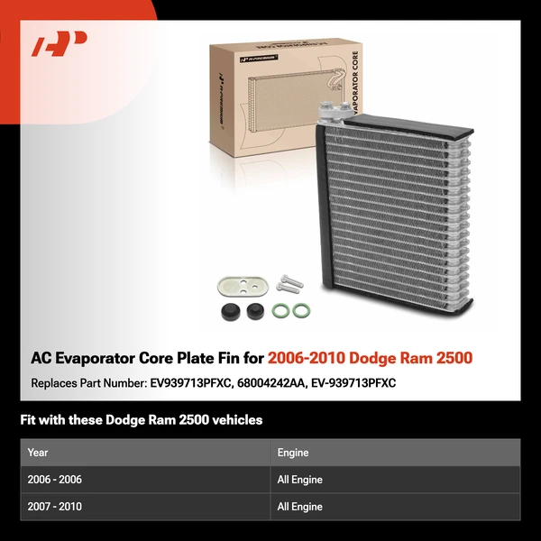 AC Evaporator Core Plate Fin for 2006-2010 Dodge Ram 2500