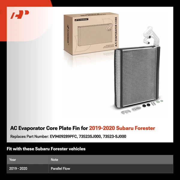 AC Evaporator Core Plate Fin for 2019-2020 Subaru Forester
