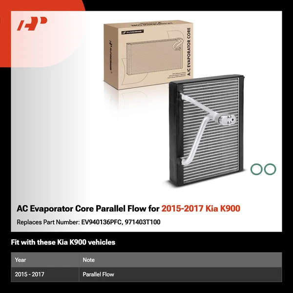 AC Evaporator Core Parallel Flow for 2015-2017 Kia K900