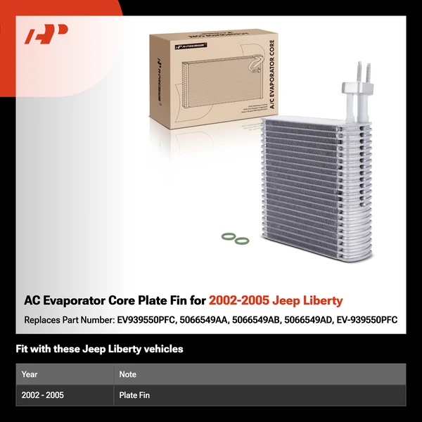 AC Evaporator Core Plate Fin for 2002-2005 Jeep Liberty