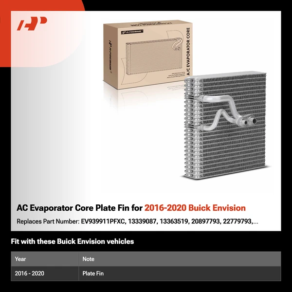 AC Evaporator Core Plate Fin for 2016-2020 Buick Envision