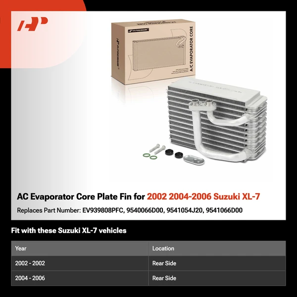 AC Evaporator Core Plate Fin for 2002 2004-2006 Suzuki XL-7