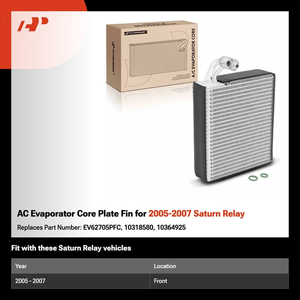 AC Evaporator Core Plate Fin for 2005-2007 Saturn Relay
