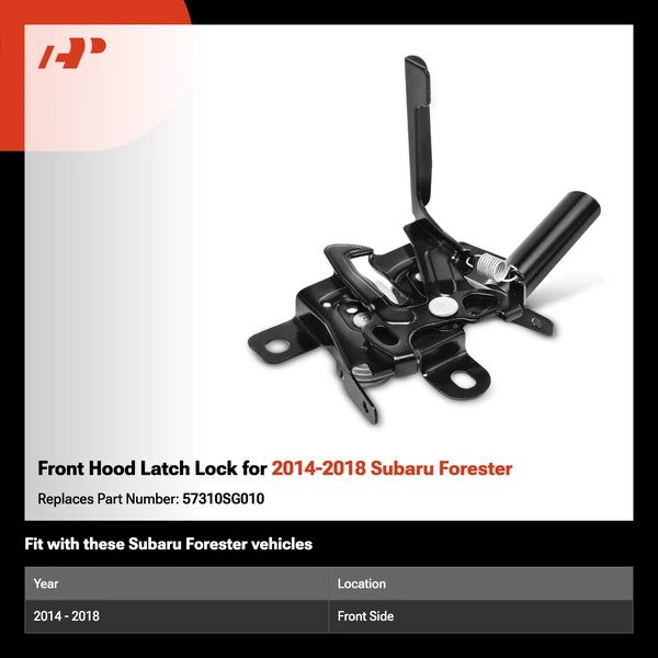Front Hood Latch Lock for 2014-2018 Subaru Forester