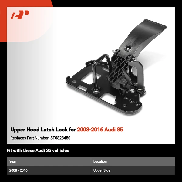 Upper Hood Latch Lock for 2008-2016 Audi S5
