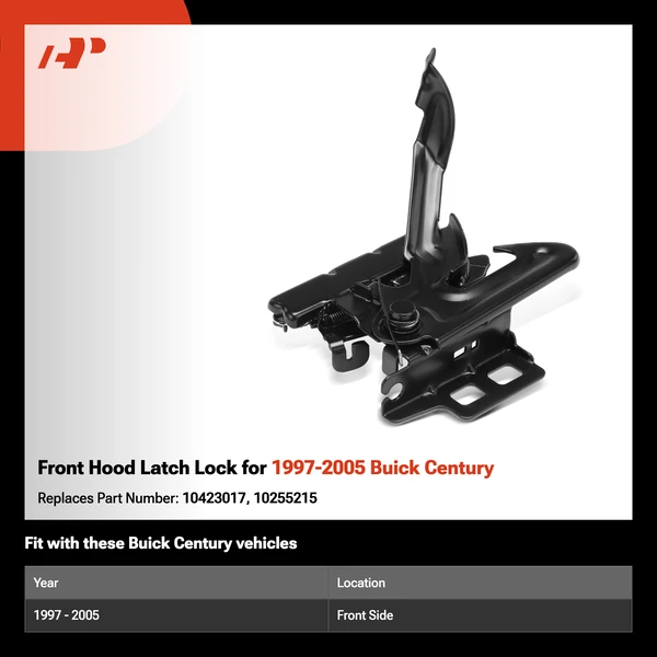 Front Hood Latch Lock for 1997-2005 Buick Century