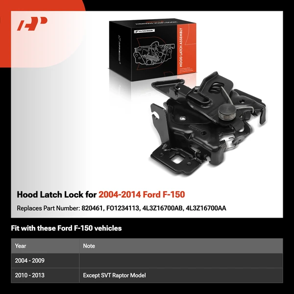 Hood Latch Lock for 2004-2014 Ford F-150