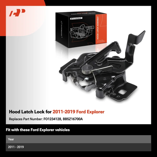 Hood Latch Lock for 2011-2019 Ford Explorer