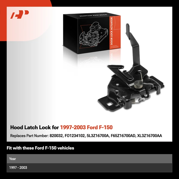 Hood Latch Lock for 1997-2003 Ford F-150