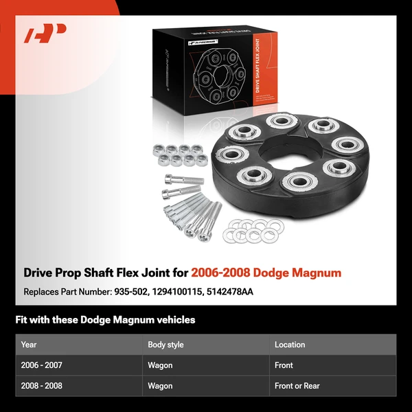 Drive Prop Shaft Flex Joint for 2006-2008 Dodge Magnum