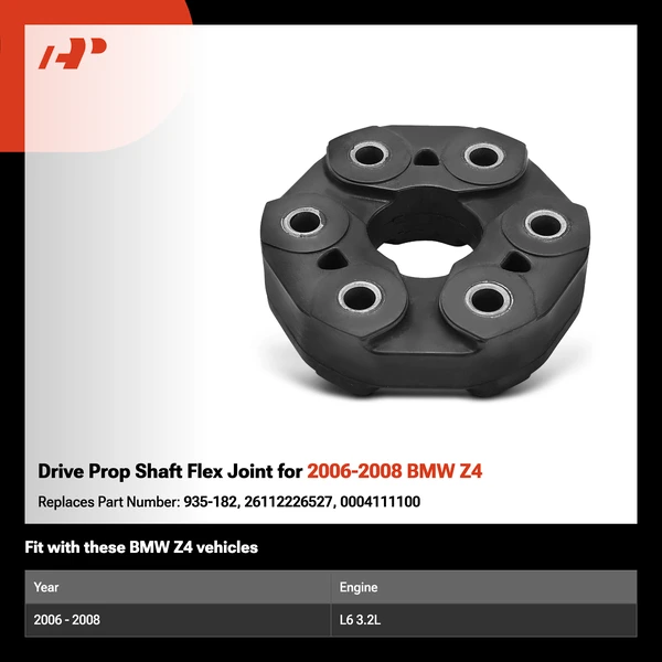 Drive Prop Shaft Flex Joint for 2006-2008 BMW Z4