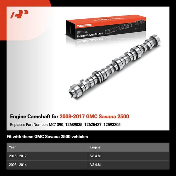 Engine Camshaft for 2008-2017 GMC Savana 2500