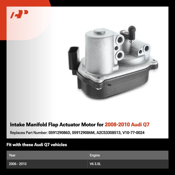 Intake Manifold Flap Actuator Motor for 2008-2010 Audi Q7