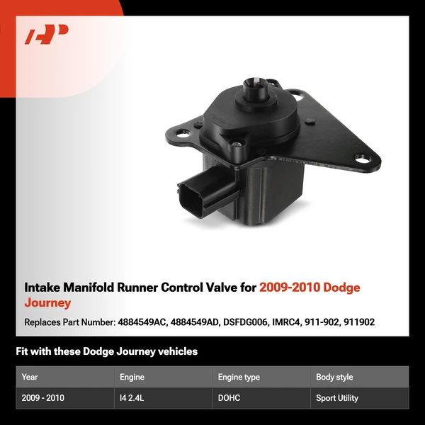 Intake Manifold Runner Control Valve for 2009-2010 Dodge Journey